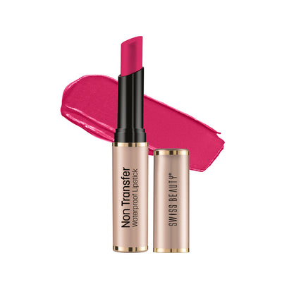 Swiss Beauty Non Transfer Waterproof Lipstick - 402 Loud Pink