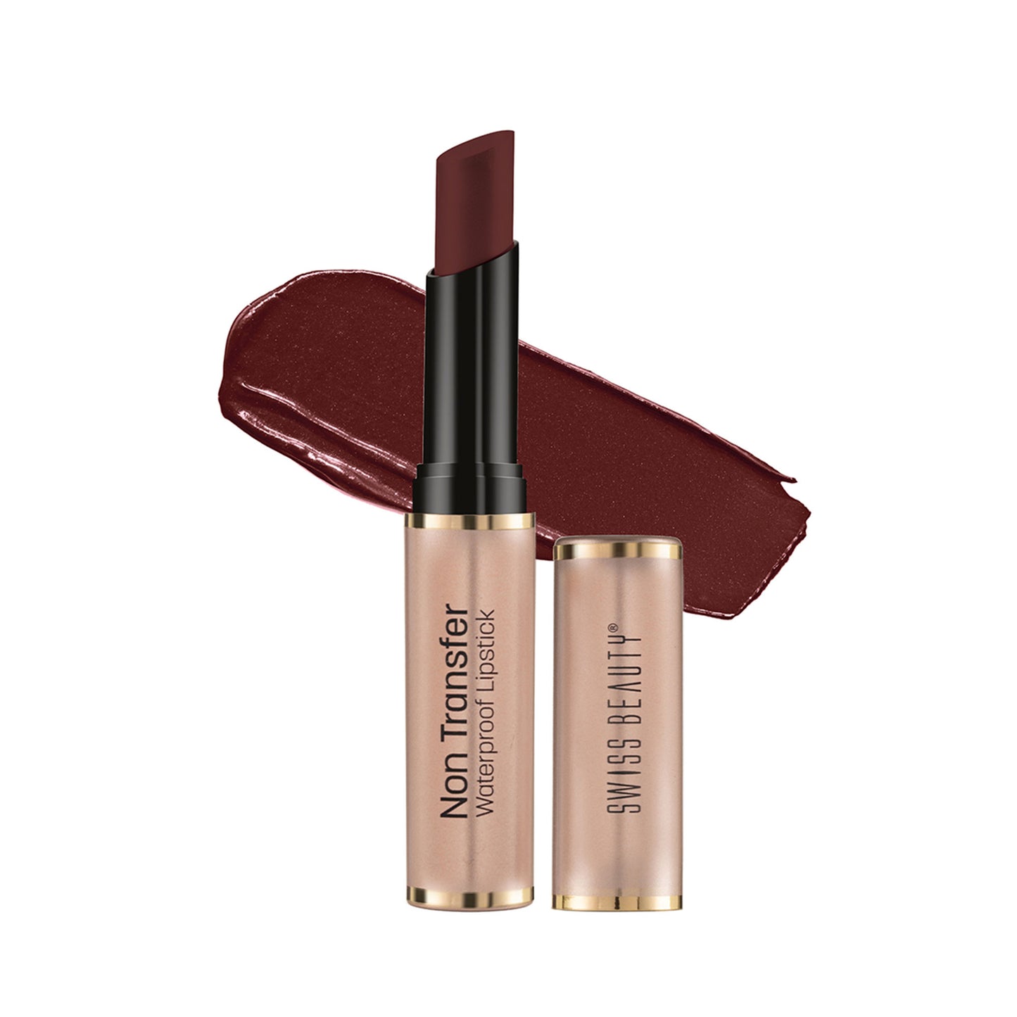 Swiss Beauty Non Transfer Waterproof Lipstick - 417 Bronze