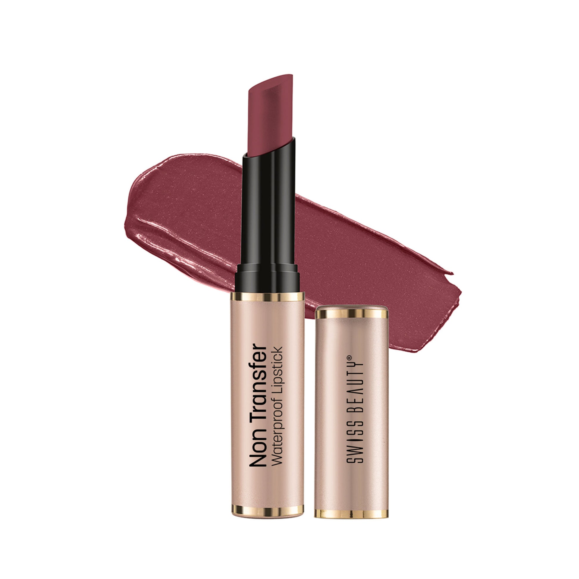 Swiss Beauty Non Transfer Waterproof Lipstick - 418 Rusty Nude
