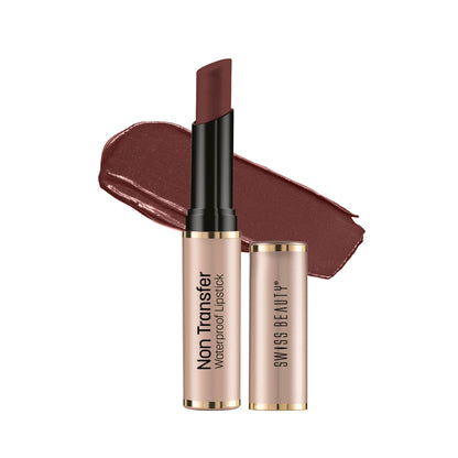 Swiss Beauty Non Transfer Waterproof Lipstick - 419 Chocobar
