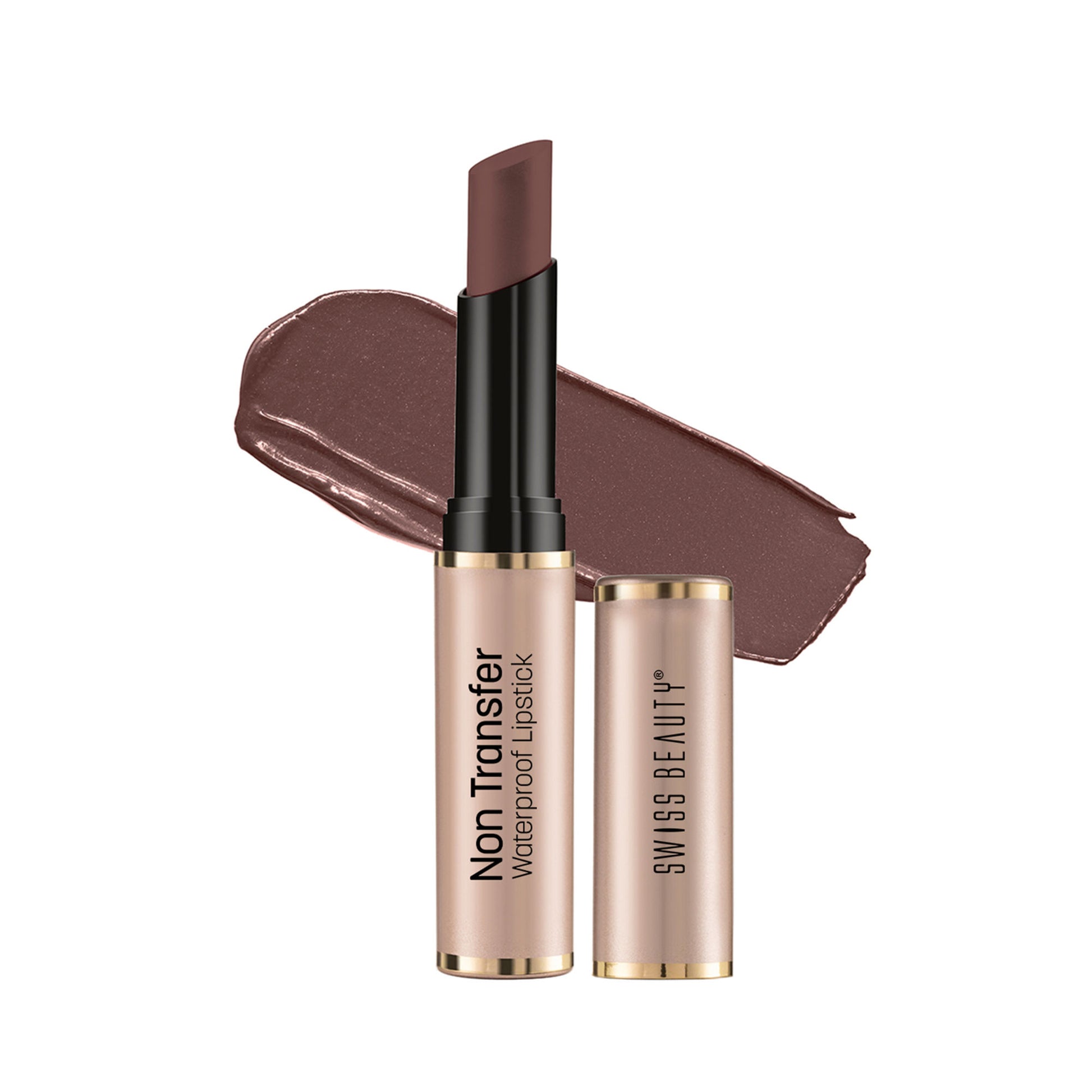 Swiss Beauty Non Transfer Waterproof Lipstick - 430 Spice Nude