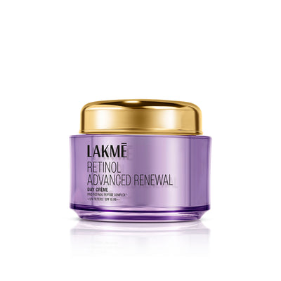 Lakme Retinol Advanced Renewal Day Creme Pro-Retinol Peptide Complex + Uv Filters & SPF 15 PA++