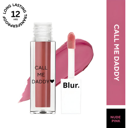 BLUR INDIA Call Me Daddy Nude Matte Liquid Lipstick - Nude Pink