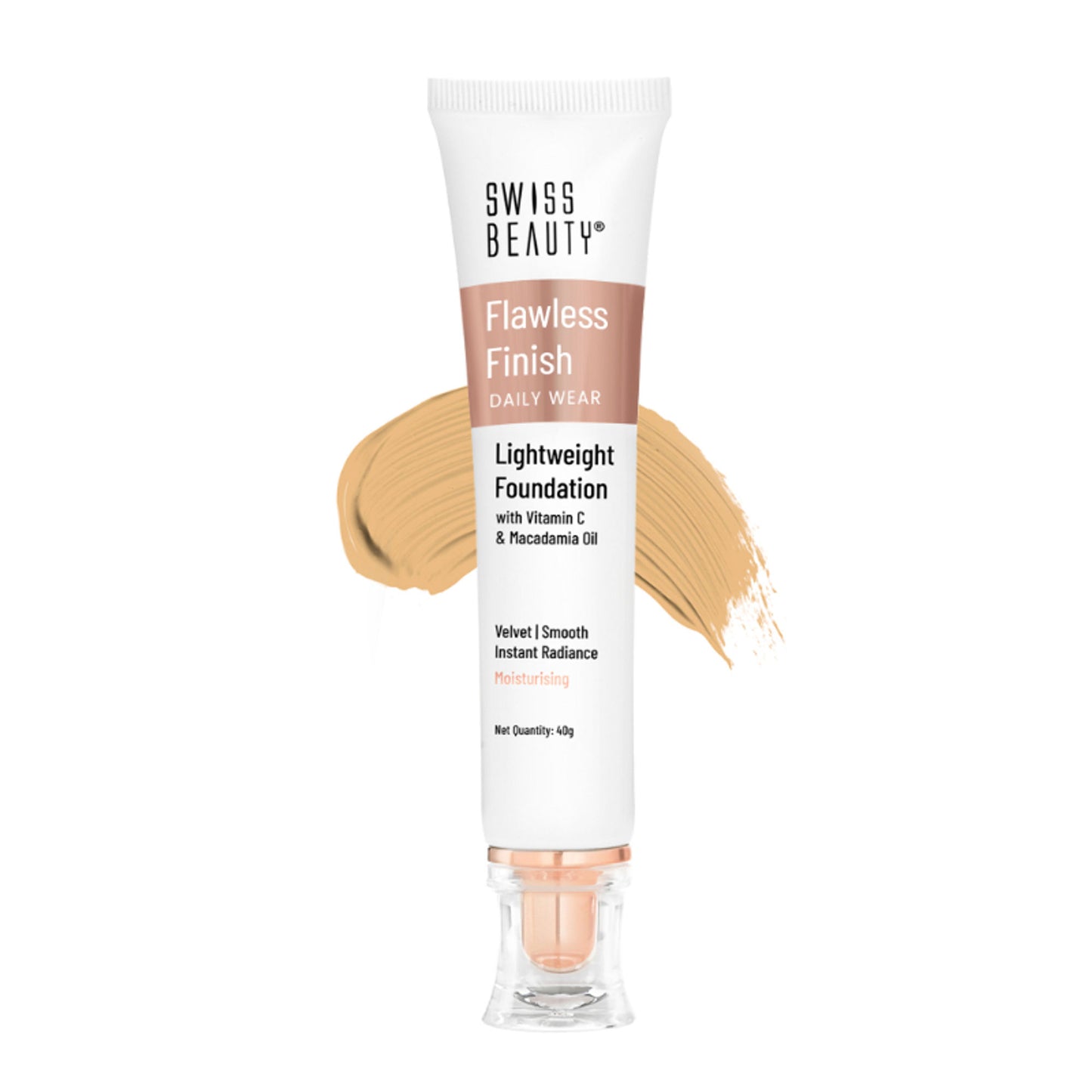 Swiss Beauty Flawless Finish Daily Wear Lightweight Foundation - 04 Natural Nude