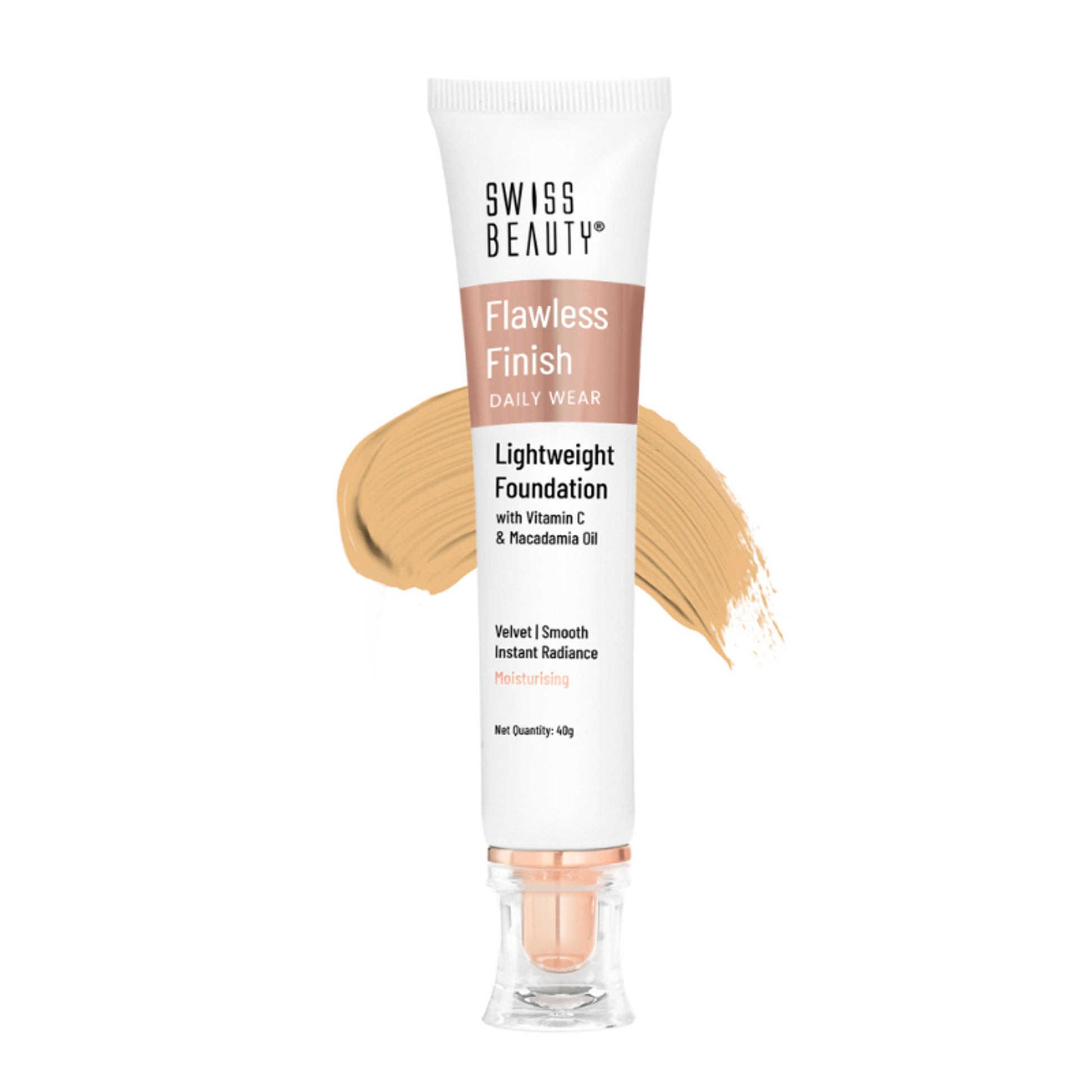 Swiss Beauty Flawless Finish Daily Wear Lightweight Foundation - 04 Natural Nude