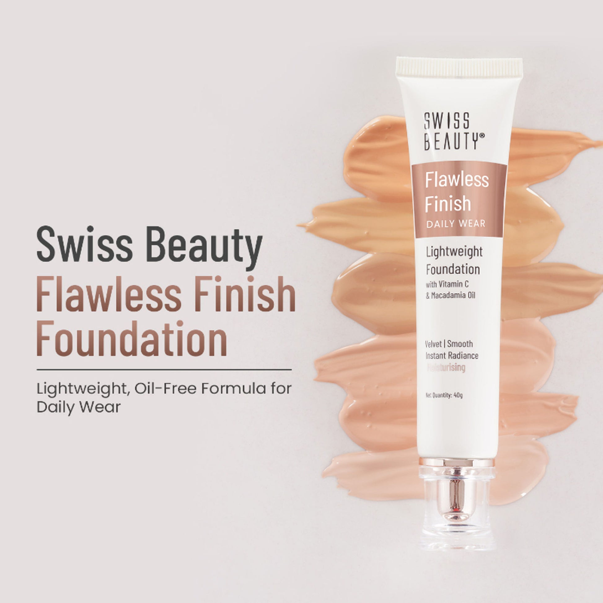 Swiss Beauty Flawless Finish Daily Wear Lightweight Foundation - 06 Medium