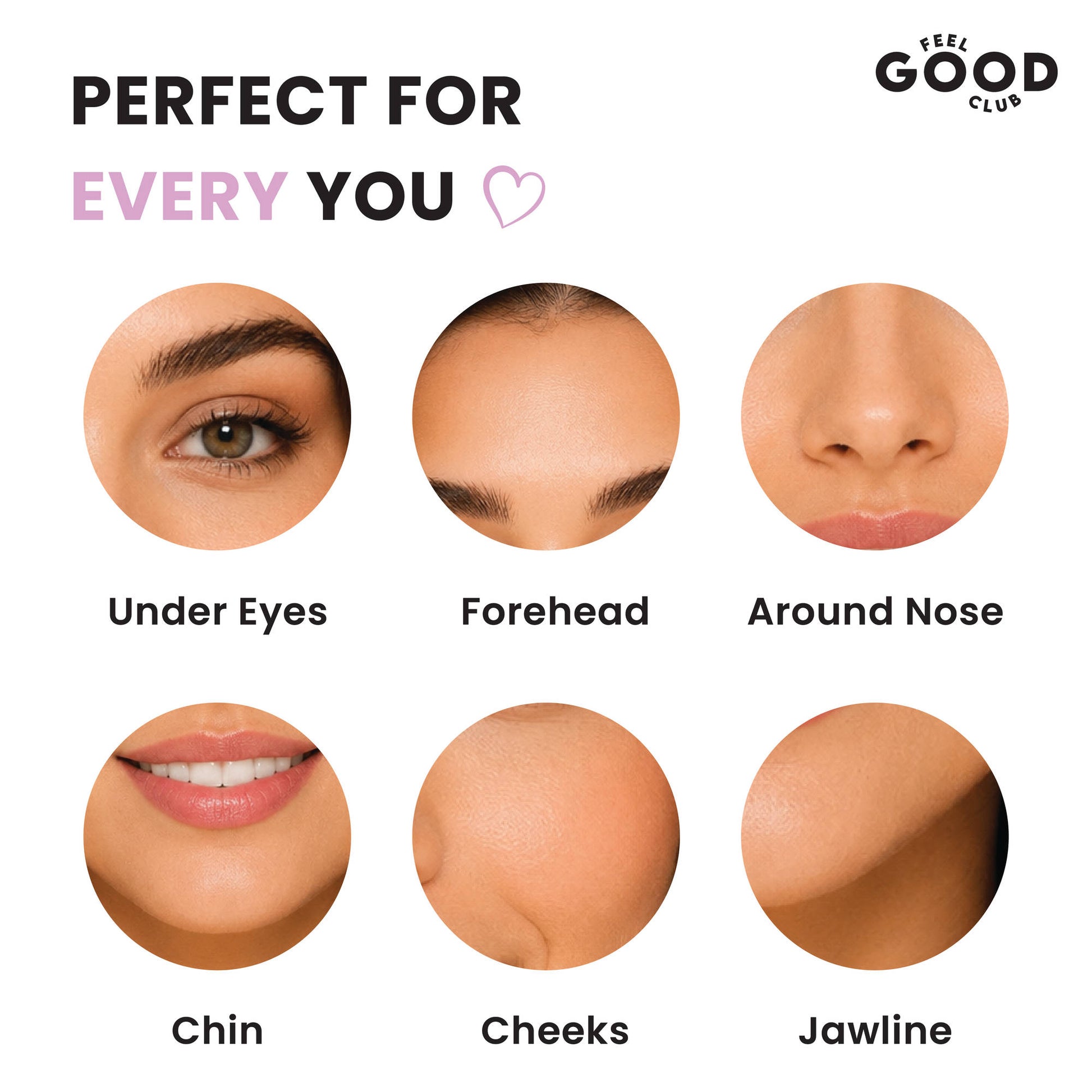 Feel Good Club Set Of 2 Pink Pizza Powder Triangle Puffs - Soft Face Makeup Beauty Blender Sponges