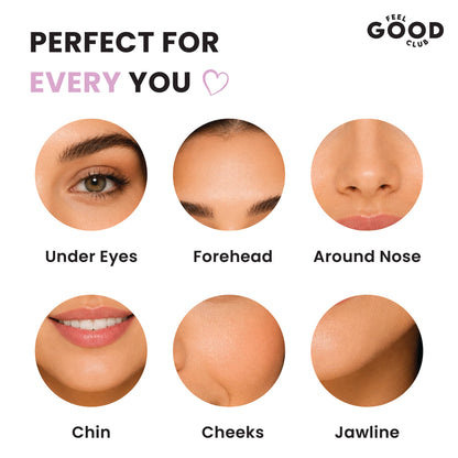 Feel Good Club Set Of 2 Pink Pizza Powder Triangle Puffs - Soft Face Makeup Beauty Blender Sponges