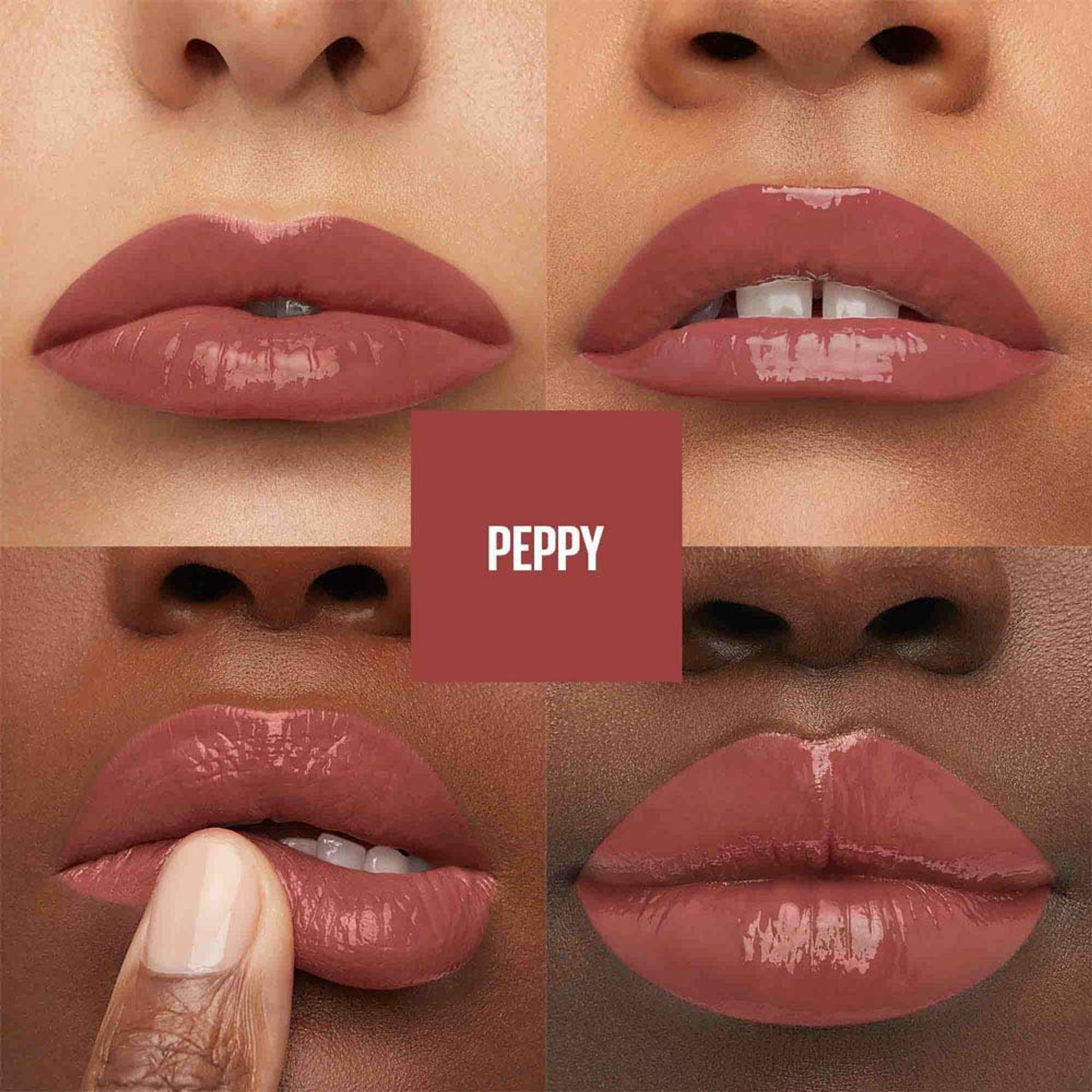 Maybelline New York Super Stay Vinyl Ink Liquid Lipstick, Instant Shine Lasts Up To 16H - Peppy