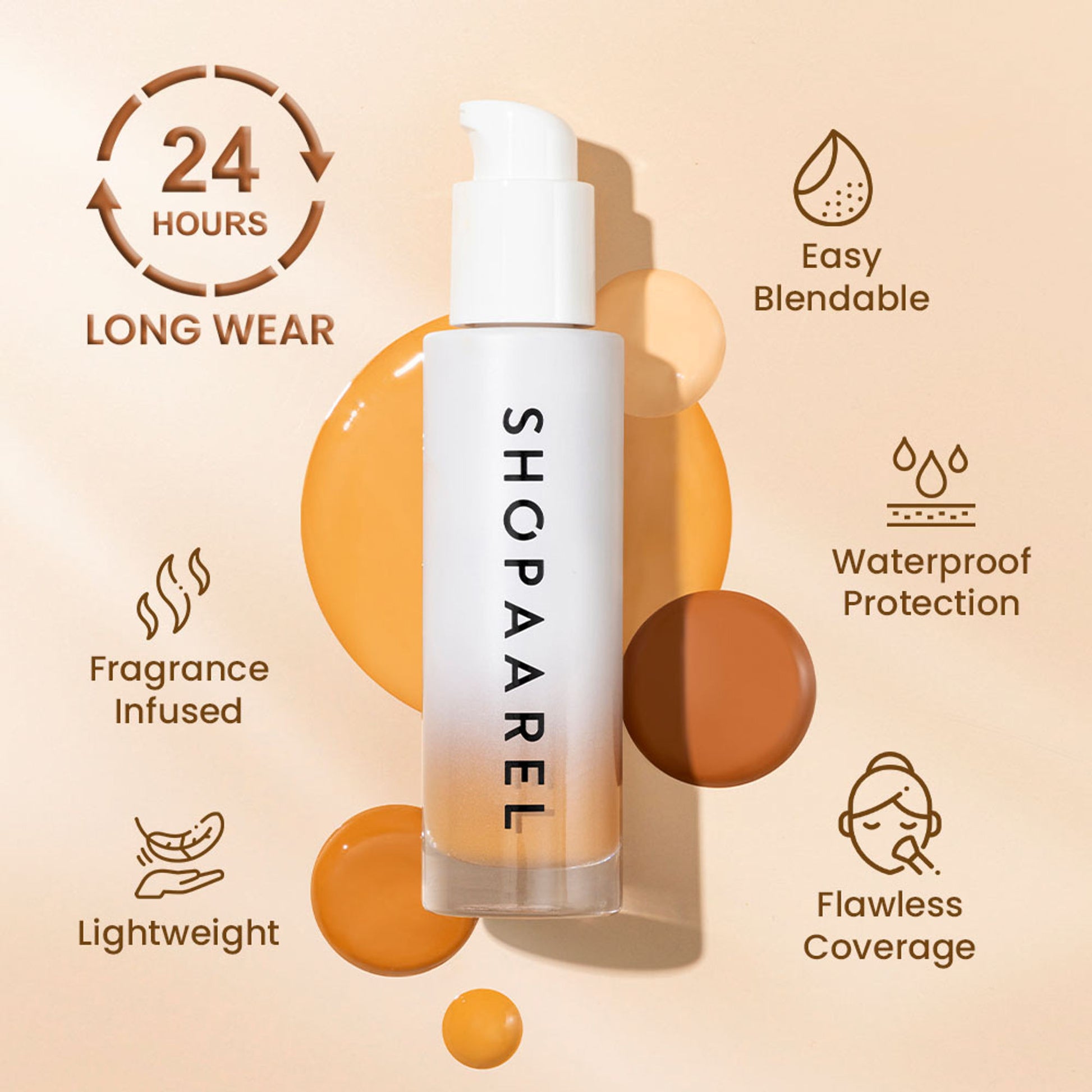 Shopaarel Miracle Skin Foundation - Sand 04