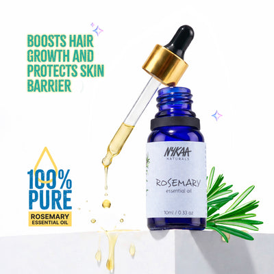 Nykaa Naturals Bestseller Rosemary Essential Oil For Hair Growth & Nourishing Scalp - 100% Natural