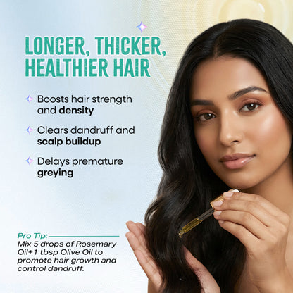 Nykaa Naturals Bestseller Rosemary Essential Oil For Hair Growth & Nourishing Scalp - 100% Natural