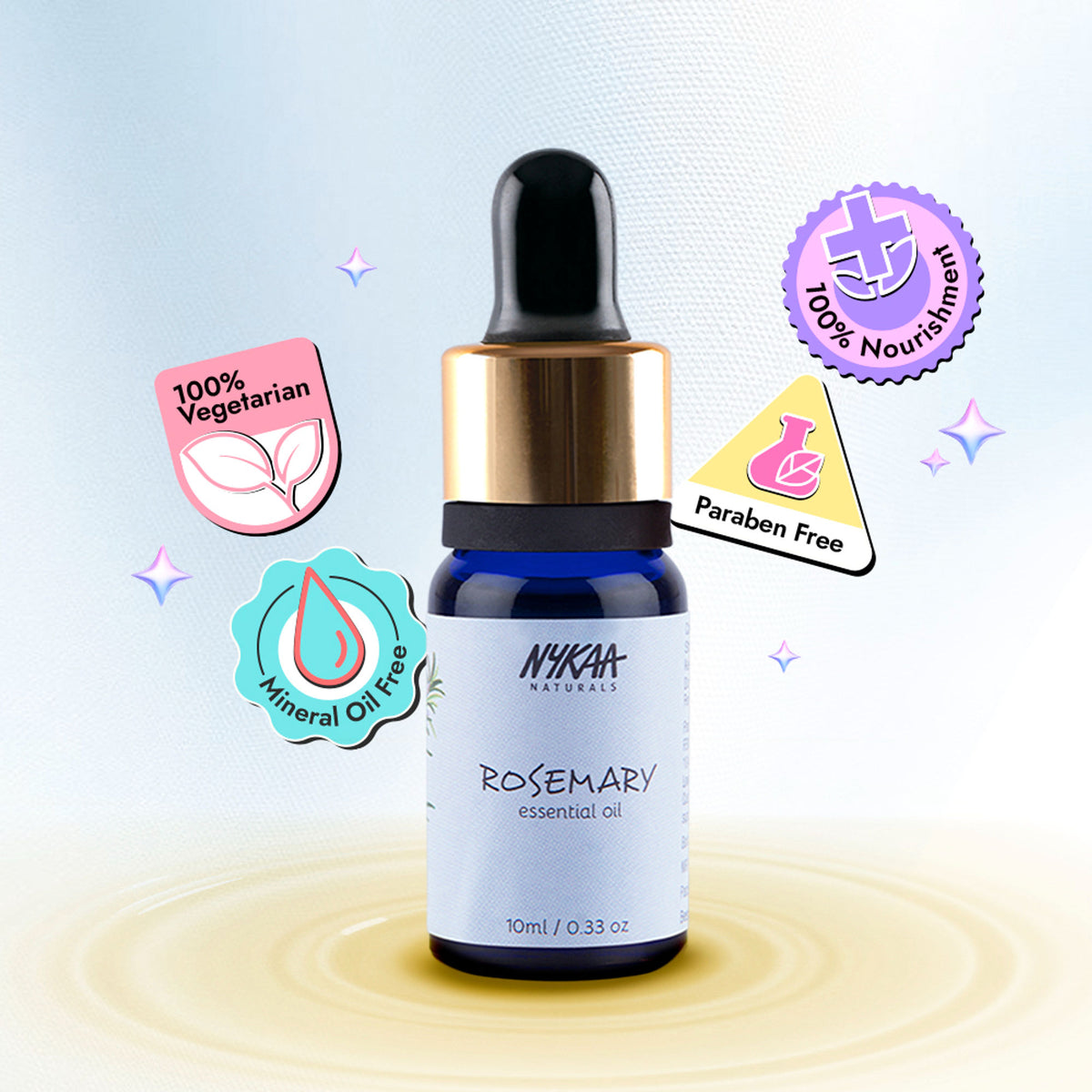 Nykaa Naturals Bestseller Rosemary Essential Oil For Hair Growth & Nourishing Scalp - 100% Natural