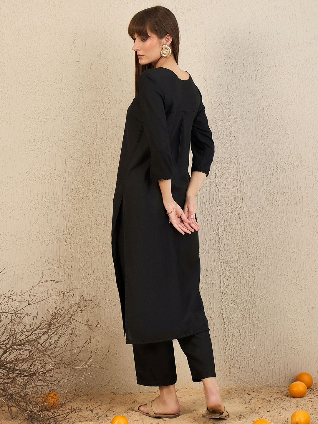 Indyancart IE V-Neck Tunic With Trousers