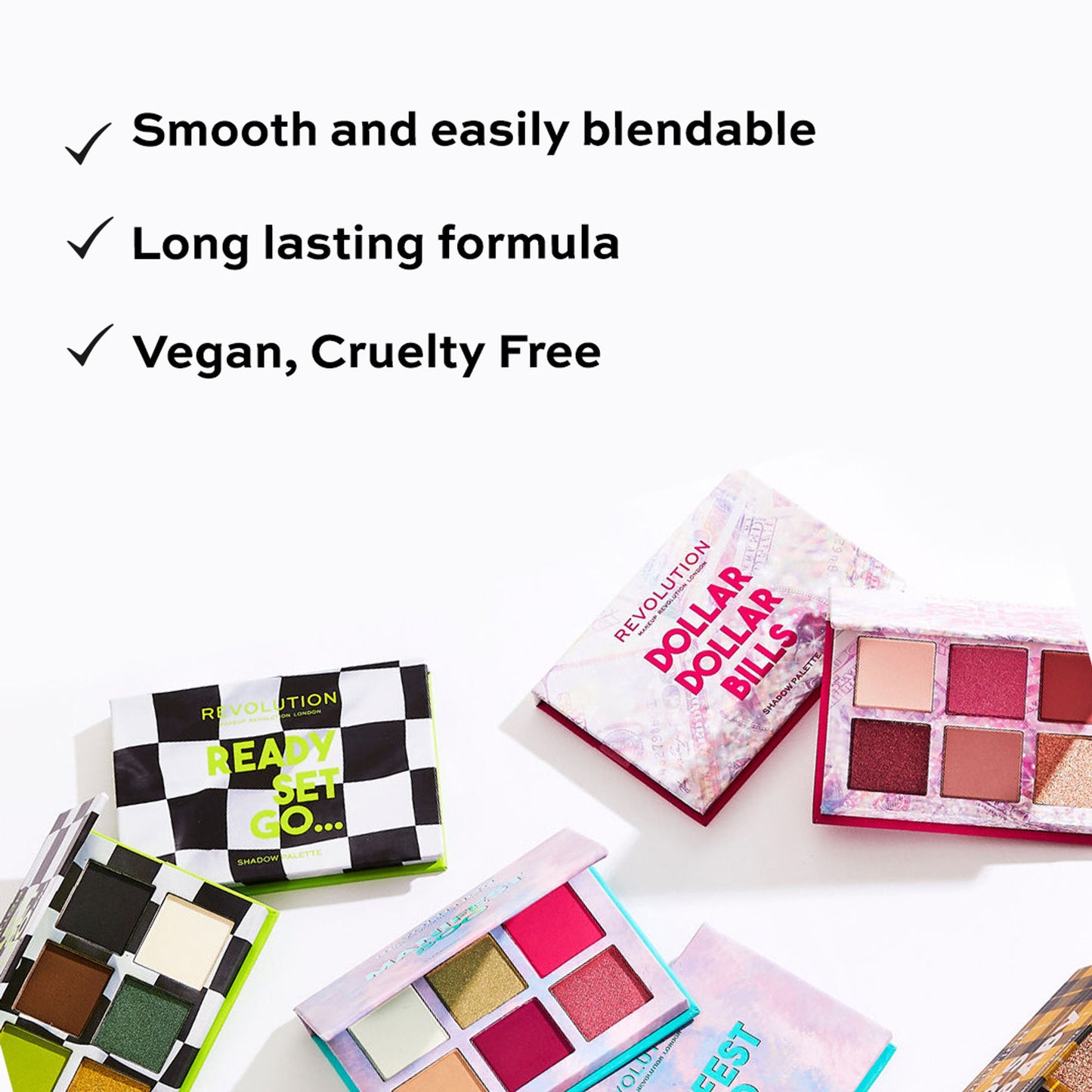 Makeup Revolution Power Eyeshadow Palette 90's Baby - Manifest Boo