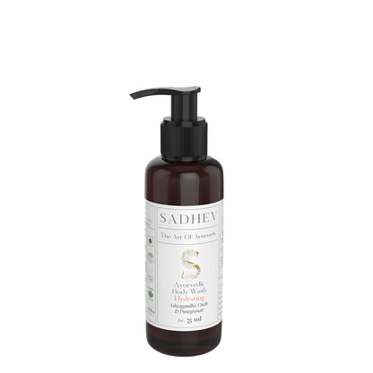 SADHEV Ayurvedic Ashwagandha, Oudh & Pomegranate Hydrating Body Wash