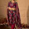 Indyancart IE Women Ethnic Motifs Printed Pure Cotton Kurta Trousers & With Dupatta Kurta Sets