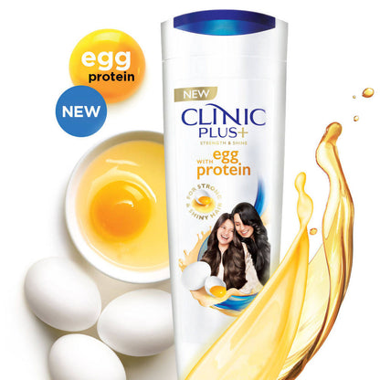 Clinic Plus Strength & Shine with Egg Protein Shampoo - Indyancart