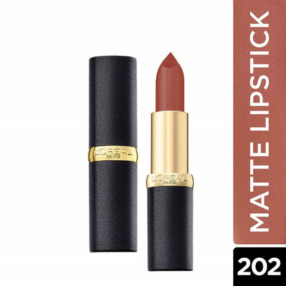 L'Oreal Paris Color Riche Moist Matte Lipstick - 202 Maple Mocha