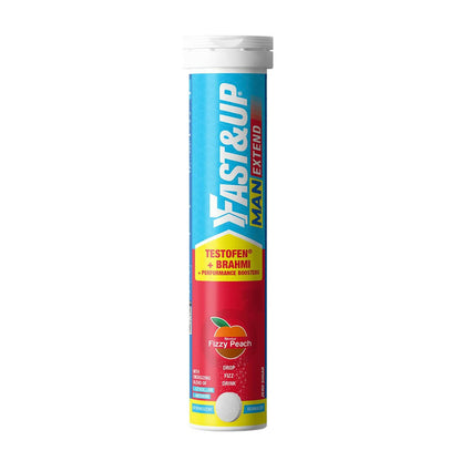 Fast&Up Man Extend Effervescent Tablets - Peach Flavor - Indyancart