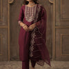Dhiyona IE Women Ethnic Motifs Embroidered Kurta with Trousers & Dupatta