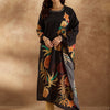 Dhiyona IE Women Floral Printed Regular Pure Cotton Kurta with Trousers & With Dupatta