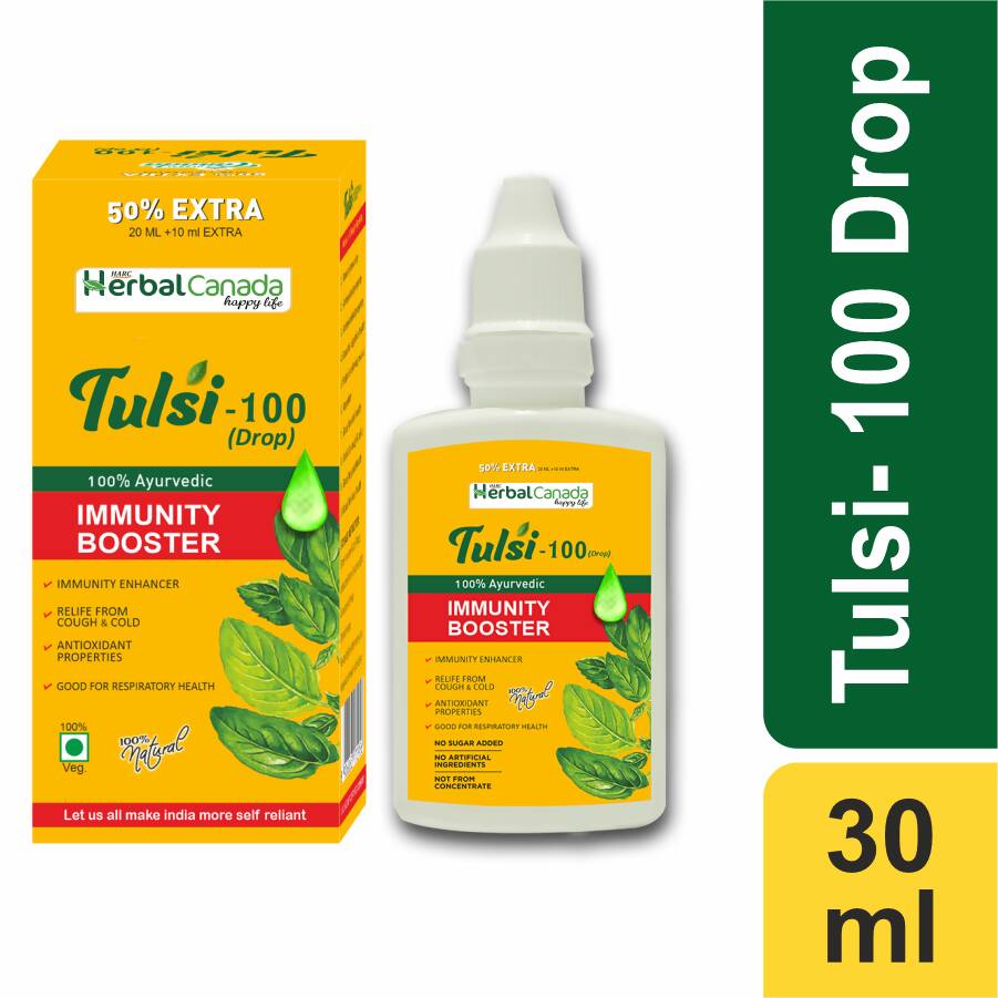 Herbal Canada Tulsi 100 Drops - Indyancart