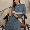 Dhiyona IE Women Striped Pure Cotton Kurta with Trouser