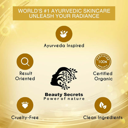 Beauty Secrets certified organic squalane oil for face, featuring a dropper bottle with clear label and glass packaging.