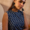 Dhiyona IE Printed Pure Cotton Round Neck Tunic With Trousers Co-Ords