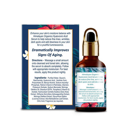 Himalayan Organics Hyaluronic Acid Serum Professional Facial Serum