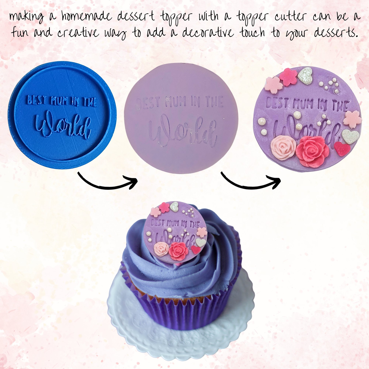 Confect Mother's Day Topper Cutters (MDay-Cutters-03)