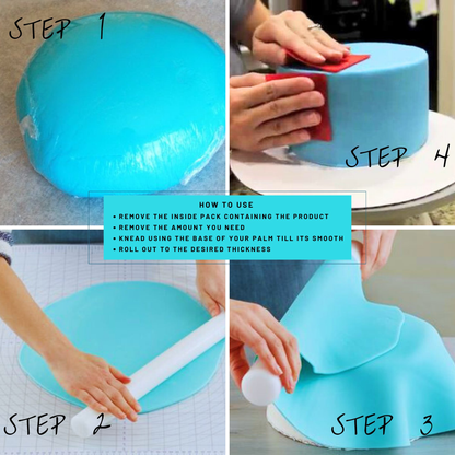 Confect Superhero Blue Fondant | Edible Sugarpaste