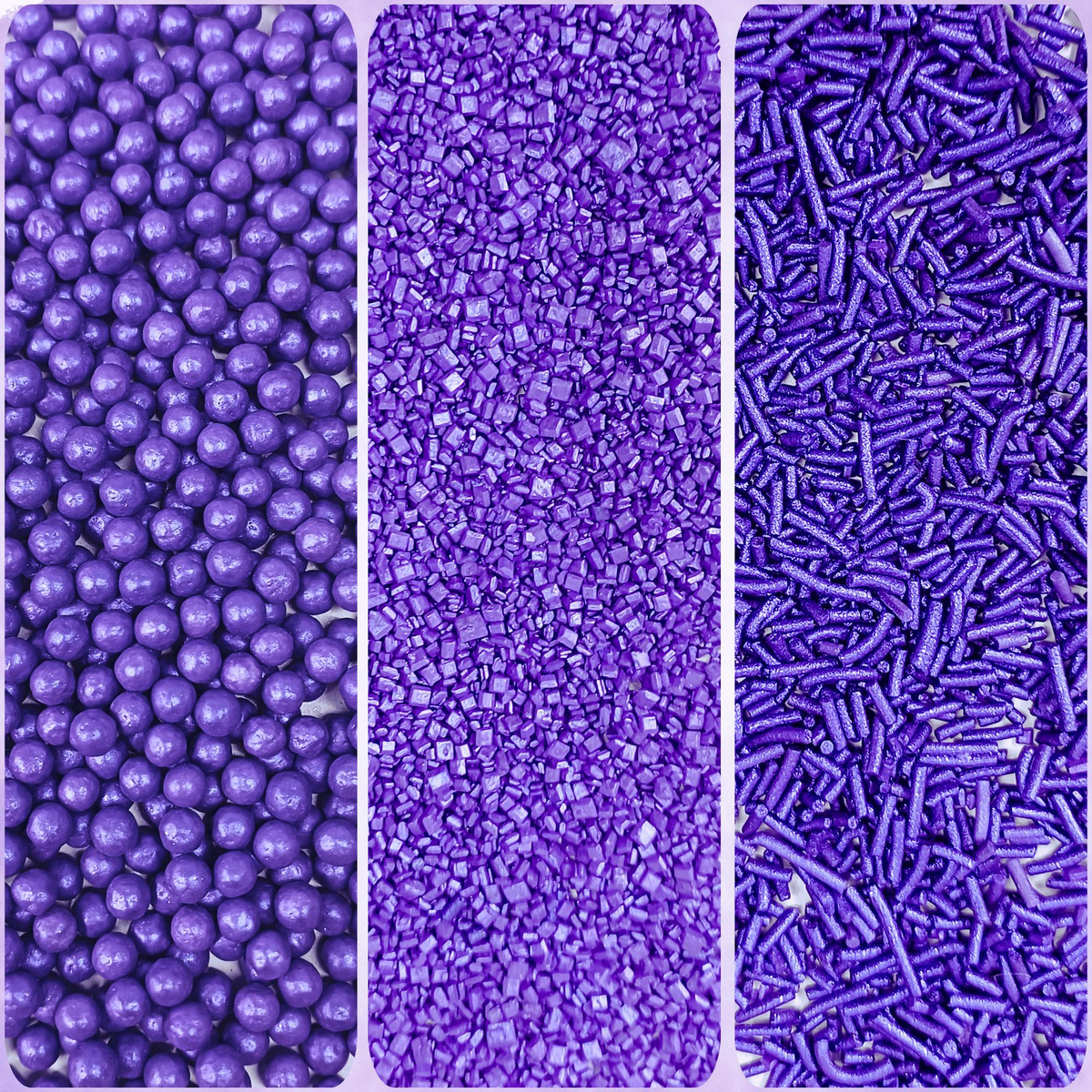 Confect Sprinkles for Cakes & Cupcakes Decoration | USP-1(Purple)