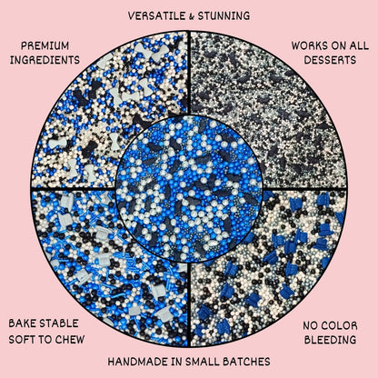 Confect Black, Blue & White | (02) Father's Day Sprinkles