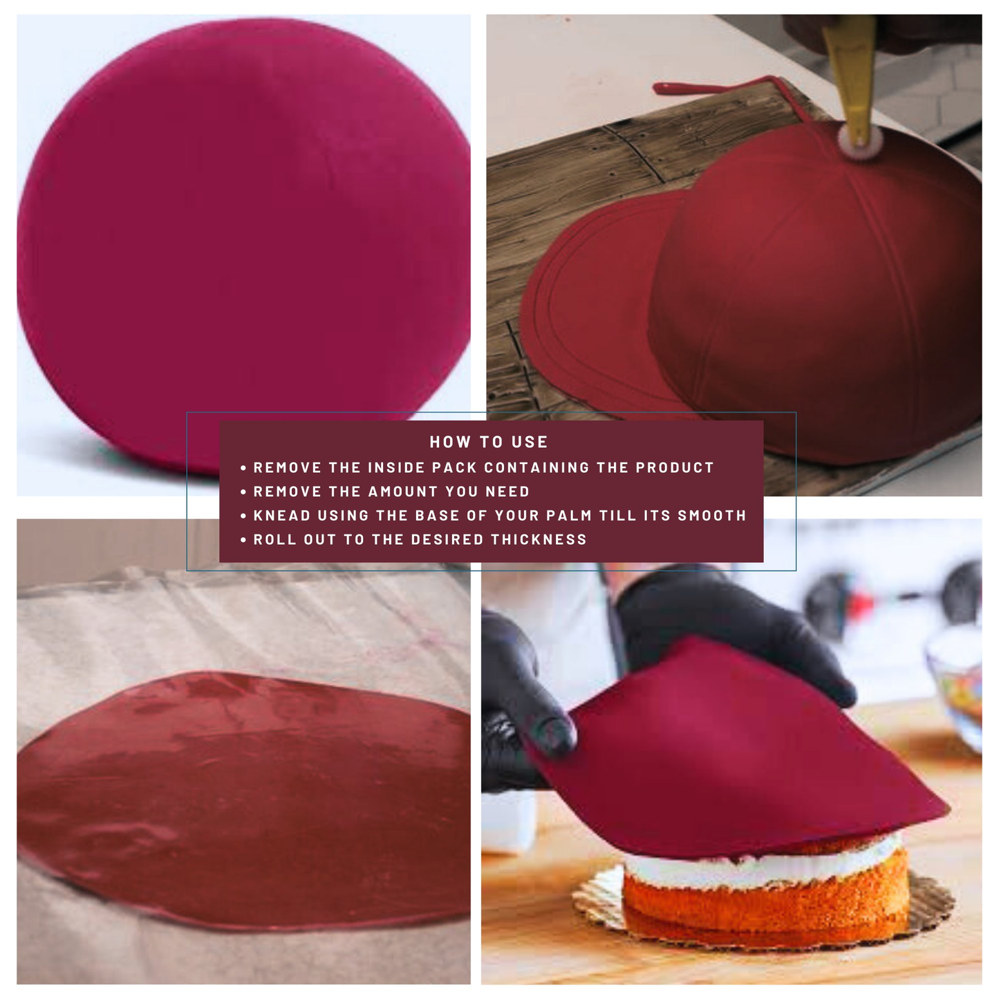 Confect Magenta Fondant | Edible Sugarpaste