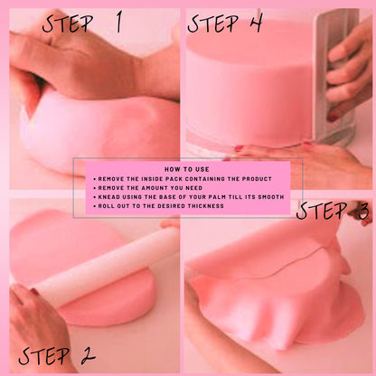 Confect Old Rose Fondant | Edible Sugarpaste