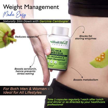 Health Veda Organics Plant Based Garcinia Capsules