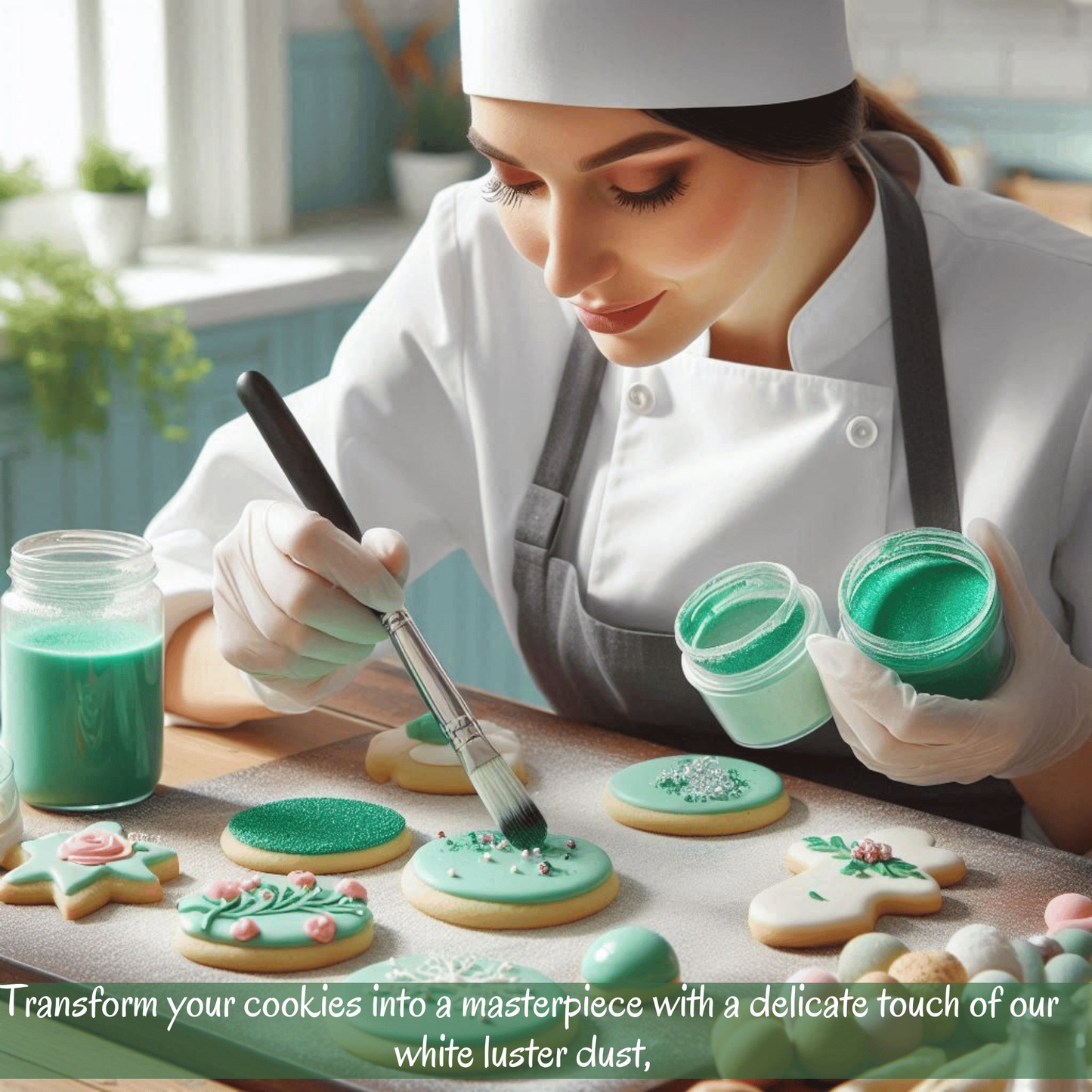 Confect Frost Green | Edible Luster Dust