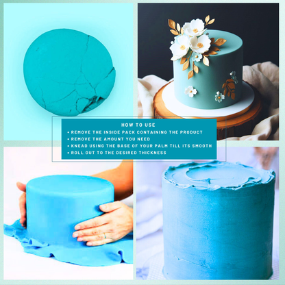 Confect Teal Fondant | Edible Sugarpaste