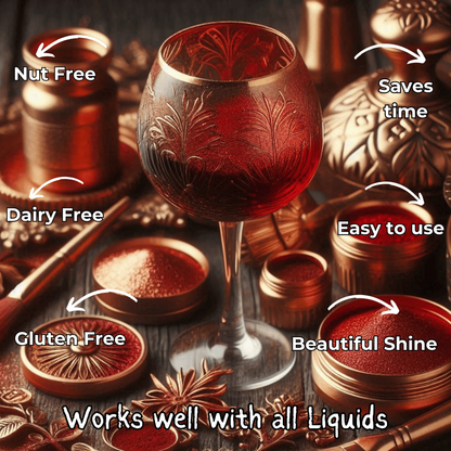 Confect Crystal Copper Bronze | Edible Luster Dust