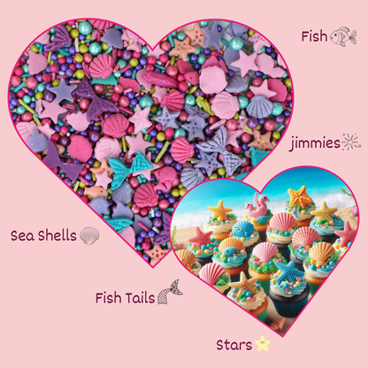 Confect Under the Sea Sprinkles for Decoration 01