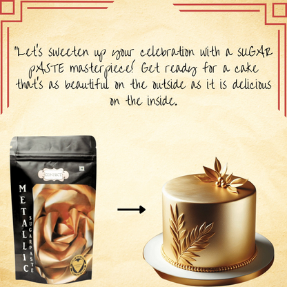 Confect Glistening Gold | Edible Sugar Paste