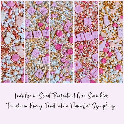 Confect Girls Baby Shower Sprinkles | Edible Sprinkles