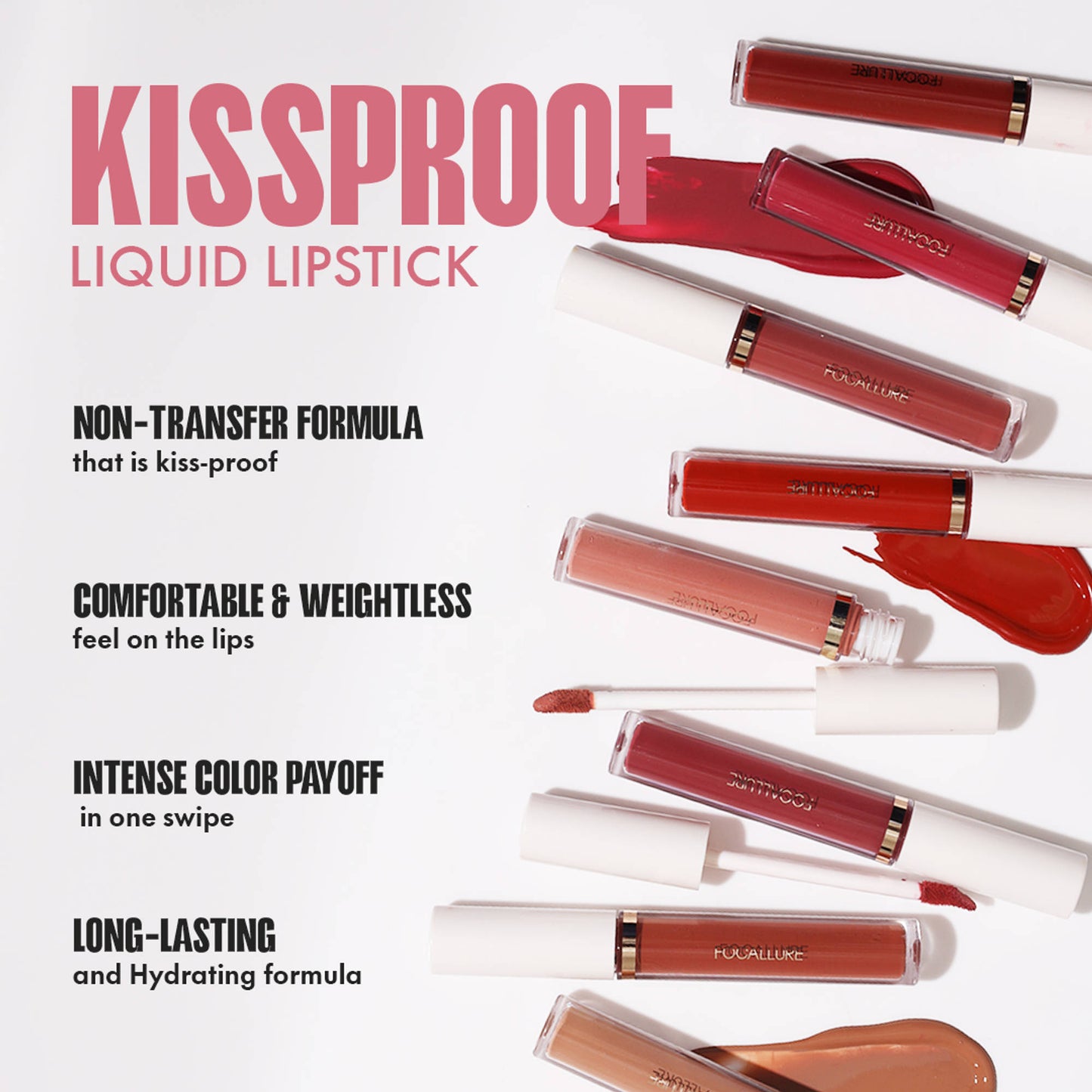 Focallure Kissproof Liquid Lipstick - Nude Look