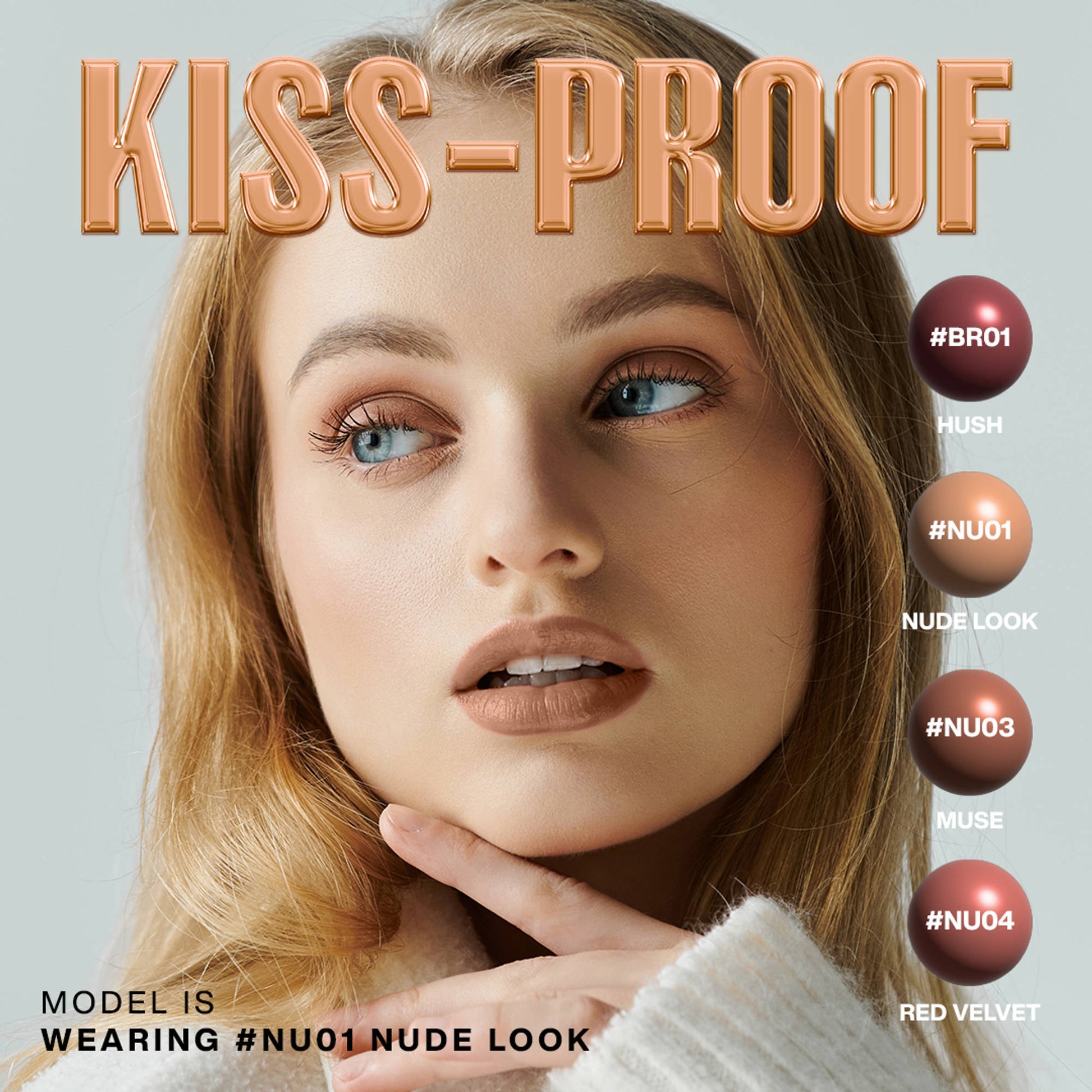 Focallure Kissproof Liquid Lipstick - Nude Look