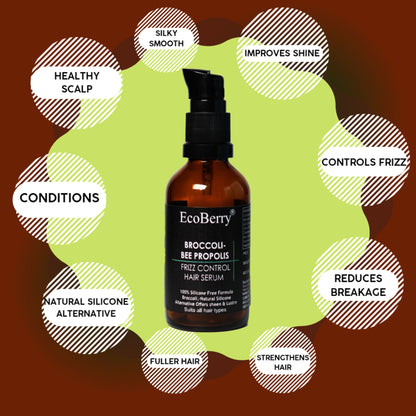 Ecoberry Broccoli-Bee Propolis Frizz Control Hair Serum
