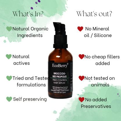 Ecoberry Broccoli-Bee Propolis Frizz Control Hair Serum