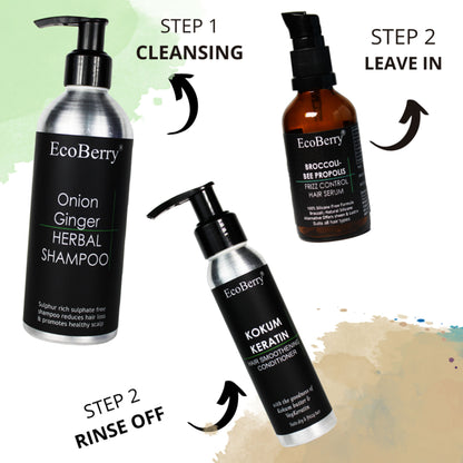 Ecoberry Broccoli-Bee Propolis Frizz Control Hair Serum