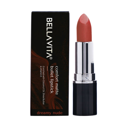 Bella Vita Organic Comfort Matte Bullet Lipstick - Wine Stain - Dreamy Nude